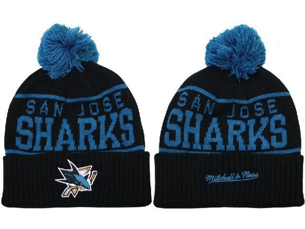 NHL San Jose Sharks Black Beanie XDF